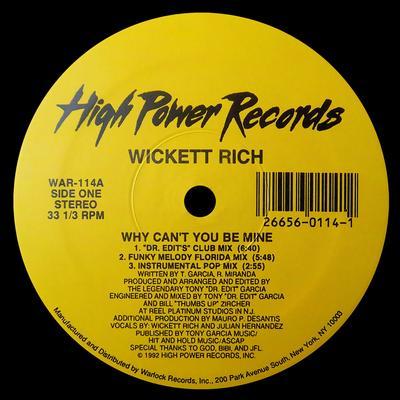 Why Can't You Be Mine (Funky Melody Florida Mix) By Wickett's cover