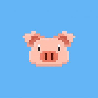 Pixel Pig By Di Young's cover