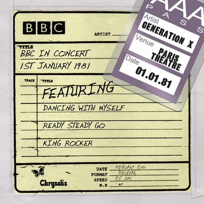 Dancing with Myself (BBC in Concert: Live at Paris Theatre, 1 January 1981) By Generation X's cover