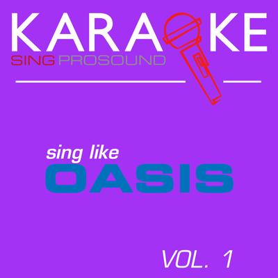 Karaoke in the Style of Oasis, Vol. 1's cover