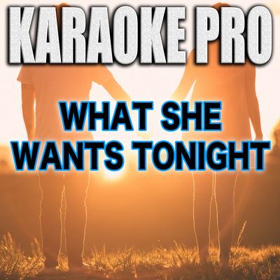 What She Wants Tonight (Originally Performed by Luke Bryan) (Instrumental Version)'s cover