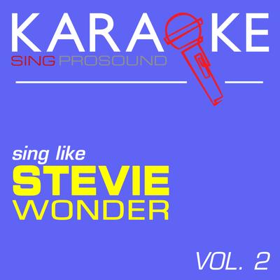 Karaoke in the Style of Stevie Wonder, Vol. 2's cover