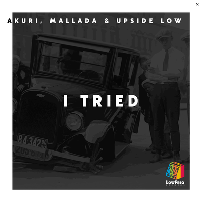 I Tried By AKURI, Mallada, Upside Low's cover