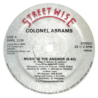 Music Is the Answer (Dub Version) By Colonel Abrams's cover