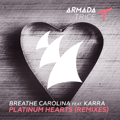 Platinum Hearts (Reez Club Edit) By Reez, Breathe Carolina, Karra's cover