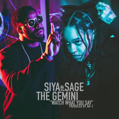 Watch What You Say By Siya, Sage The Gemini's cover