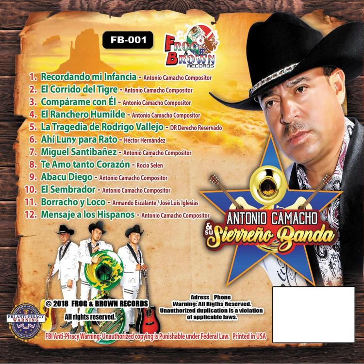 Antonio Camacho y Su Sierreño Banda's avatar image