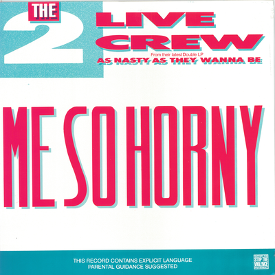 Me So Horny (Nasty Version) By 2 Live Crew's cover