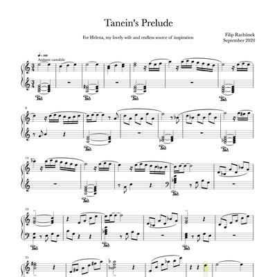 Tanein's Prelude By Fencer's cover