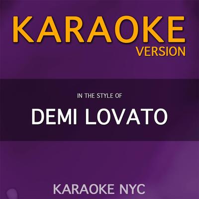 Karaoke (In the Style of Demi Lovato)'s cover