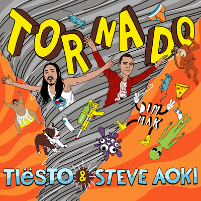 Tornado By Steve Aoki, Tiësto's cover
