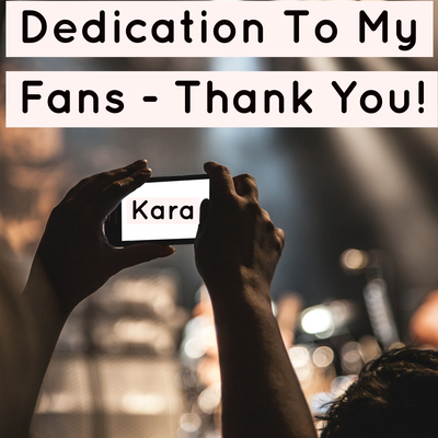 Dedication To My Fans - Thank You's cover