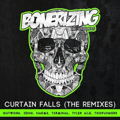 Curtain Falls (The Remixes)'s cover