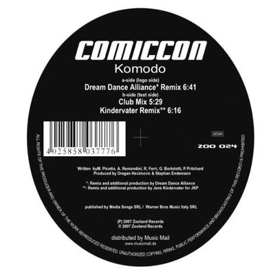 Komodo (Radio Edit) By Comiccon's cover