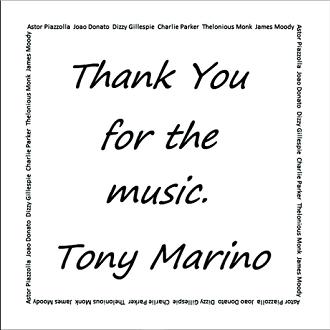 Tony Marino's cover