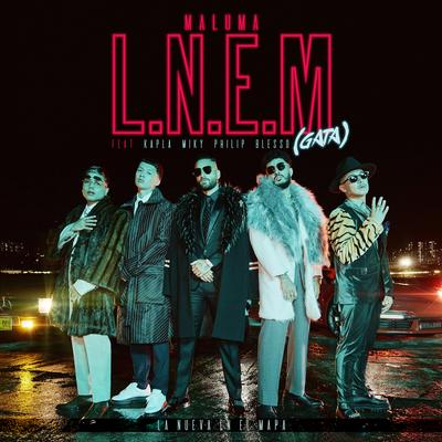 L.N.E.M. (GATA) (feat. Kapla y Miky, Philip & Blessd) By Maluma, Kapla y Miky, Blessd, Philip Ariaz's cover
