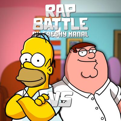 Peter Griffin vs. Homer Simpson By Freshy Kanal's cover