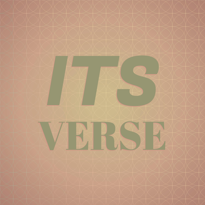 Its Verse's cover
