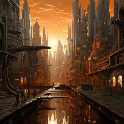 Golden Town By Philbert Dupont's cover
