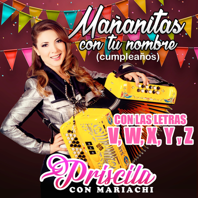 Priscila con Mariachi's cover