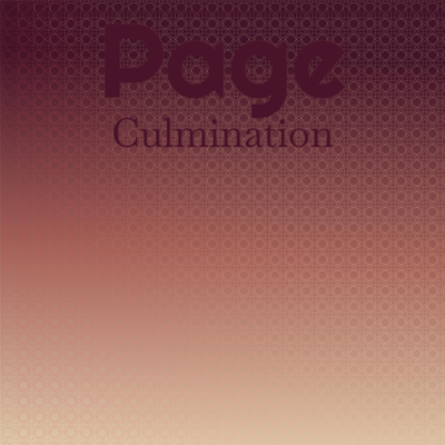 Page Culmination's cover