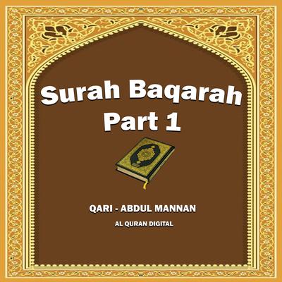 Surah Baqarah, Pt. 1's cover