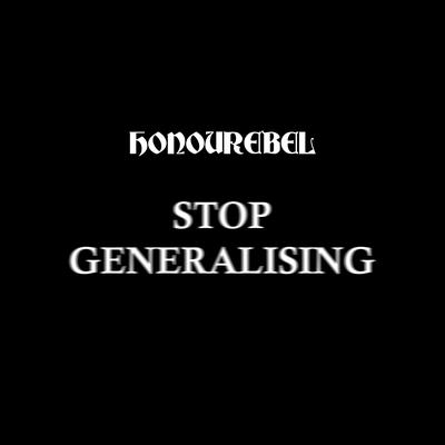 Stop Generalising's cover