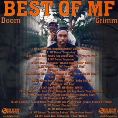 Doomsday By MF DOOM, MF Grimm's cover