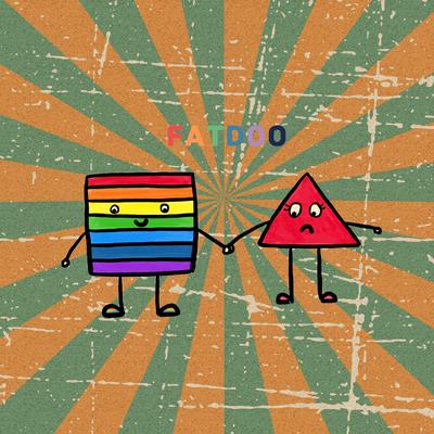 Red triangle and rainbow square (feat. Ari Peep)'s cover