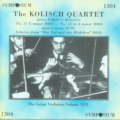 Kolisch Quartet's cover