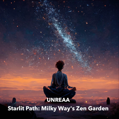 Starlit Path: Milky Way's Zen Garden's cover