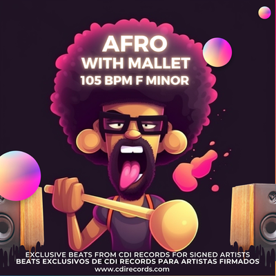Afro with mallet 105 bpm f minor (Instrumental)'s cover