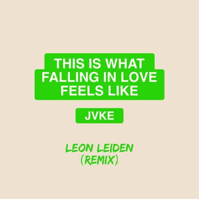 this is what falling in love feels like (Leon Leiden Remix) By JVKE, Leon Leiden's cover