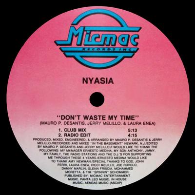 Don't Waste My Time (Radio Edit) By Nyasia's cover