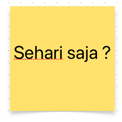 Sehari Saja's cover