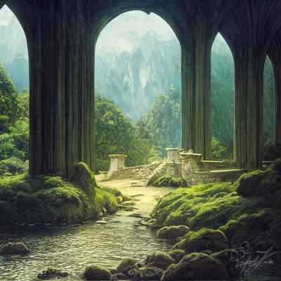 Elvish Fantasy Medieval Vocal By Rafael Krux, Andrea Krux's cover