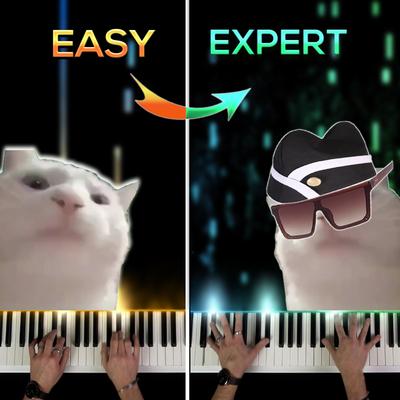 Cat Vibing to Ievan Polkka (EASY to EXPERT)'s cover