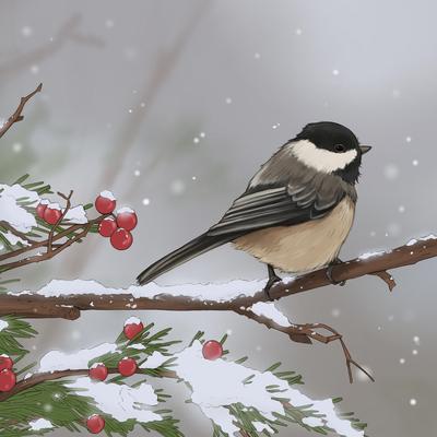 Black-capped Chickadee By Dj Cutman, BirdBoy's cover