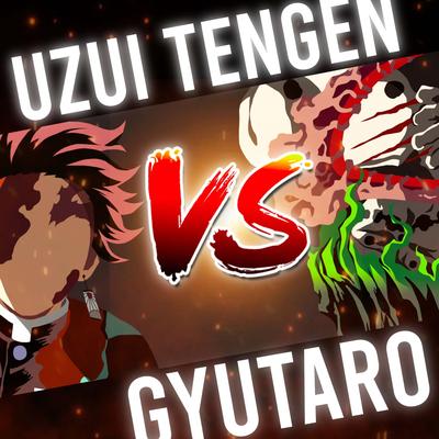 Tanjiro Kamado and Tengen Uzui vs Gyutaro (from Demon Slayer 2)'s cover