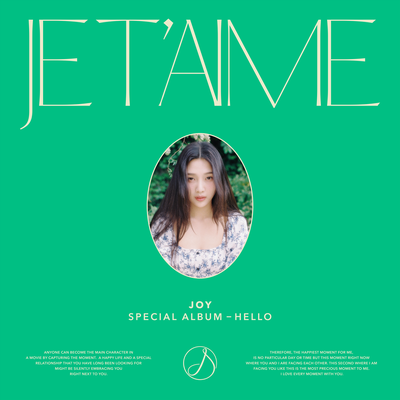 Je T’aime By JOY's cover