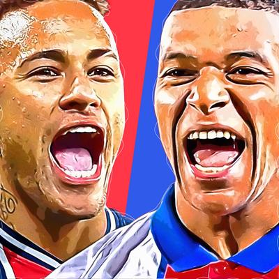 Neymar vs Mbappé (Batalha de Rap) [feat. FutParódias]'s cover