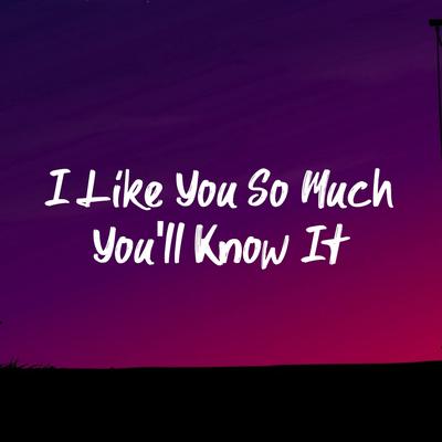 I Like You So Much You'll Know It's cover