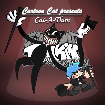 Friday Night Funkin' (Vs. Cartoon Cat): Cat-A-Thon By FRANDERMAN123's cover