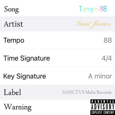 Tempo 88 (A minor)'s cover