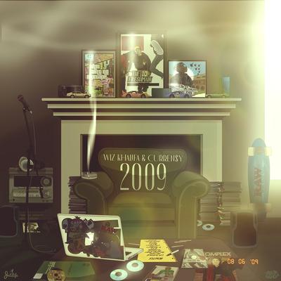 Garage Talk By Wiz Khalifa, Curren$y's cover