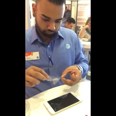 Applying Screen Protector's cover