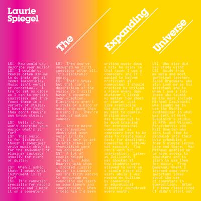 The Expanding Universe By Laurie Spiegel's cover