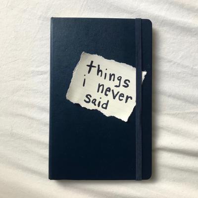 things i never said By JORDY's cover