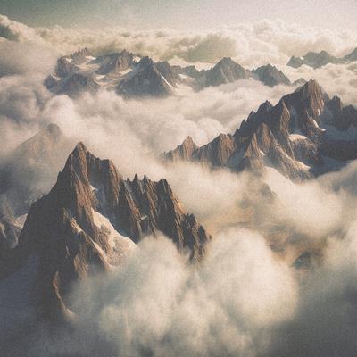 Whispering Peaks By Mountains in Clouds's cover