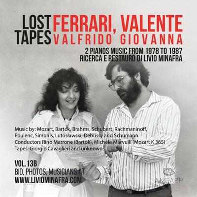 Concerto per due pianoforti n.10 K 365 - 2 Andante By Valfrido Ferrari, Giovanna Valente, Wolfgang Amadeus Mozart's cover